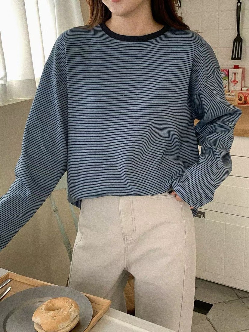 THE ABLE韓國直郵女裝新品職業休閑時尚人氣26春夏長袖T恤THE ABLE/TA長袖T恤