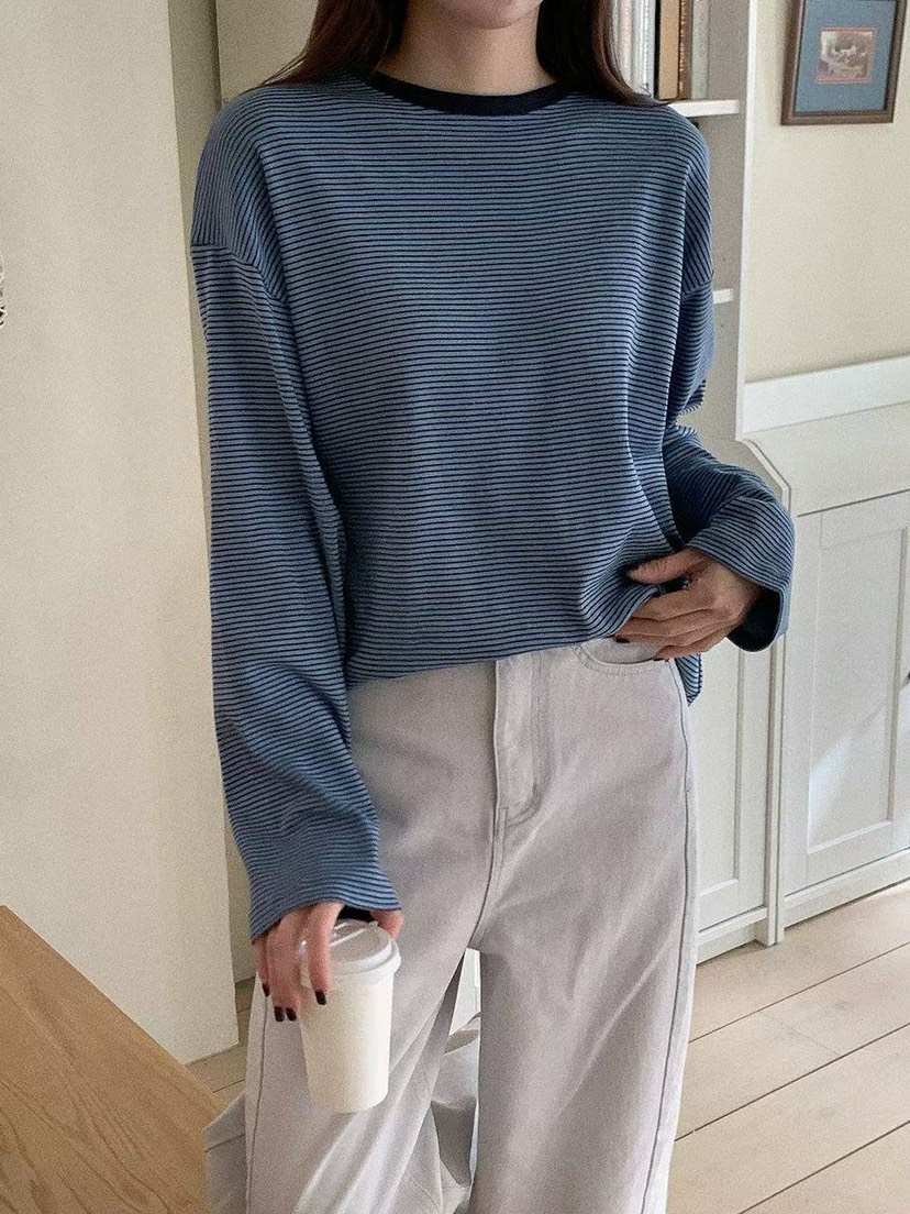 THE ABLE韓國直郵女裝新品職業休閑時尚人氣26春夏長袖T恤THE ABLE/TA長袖T恤