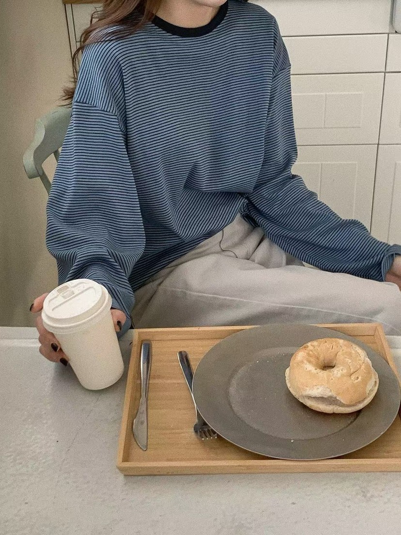 THE ABLE韓國直郵女裝新品職業休閑時尚人氣26春夏長袖T恤THE ABLE/TA長袖T恤