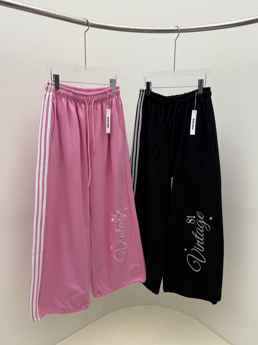 SEOLO東大門直郵女裝新品熱賣真品職業休閑時尚休閑褲刺繡Seolo seoul休閑褲