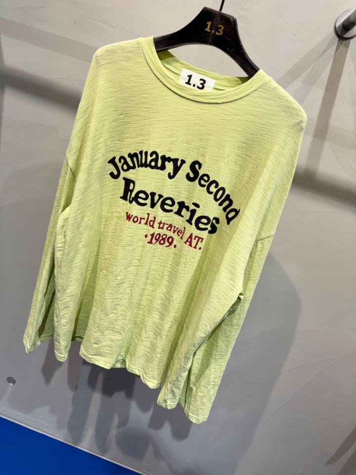 1.3東大門實拍女裝新款職業人氣推薦26春夏休閑熱賣長袖T恤1.3長袖T恤