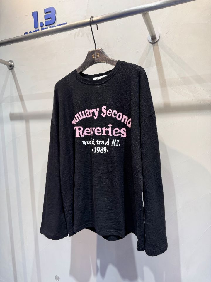 1.3東大門實拍女裝新款職業人氣推薦26春夏休閑熱賣長袖T恤1.3長袖T恤