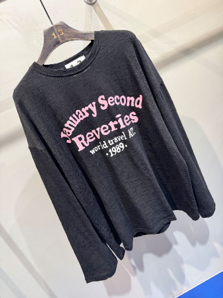 1.3東大門實拍女裝新款職業人氣推薦26春夏休閑熱賣長袖T恤1.3長袖T恤