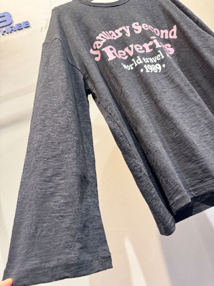 1.3東大門實拍女裝新款職業人氣推薦26春夏休閑熱賣長袖T恤1.3長袖T恤