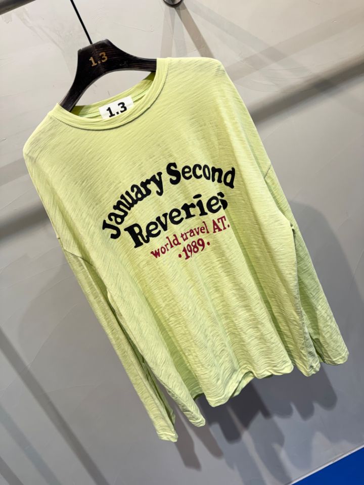 1.3東大門實拍女裝新款職業人氣推薦26春夏休閑熱賣長袖T恤1.3長袖T恤