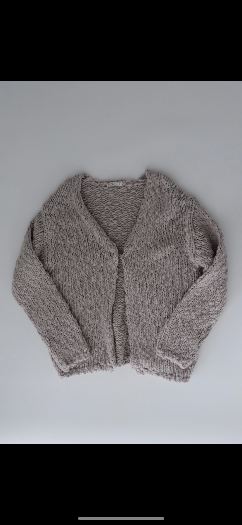 SORBET/FLAT WHITE東大門直郵女士新品真品針織衫手工制作SORBET/FLAT WHITE針織衫