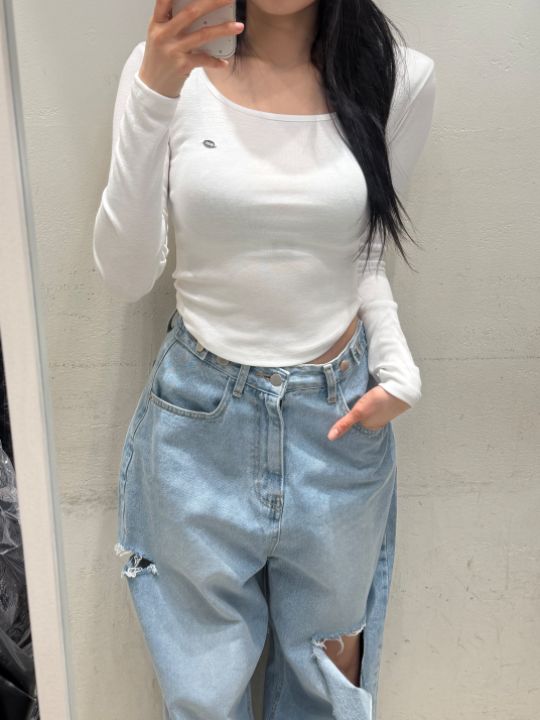 mars韓國代購女士新品休閑熱賣真品時尚推薦26春夏長袖T恤mars長袖T恤