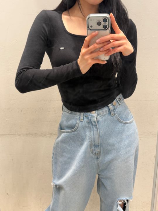 mars韓國代購女士新品休閑熱賣真品時尚推薦26春夏長袖T恤mars長袖T恤