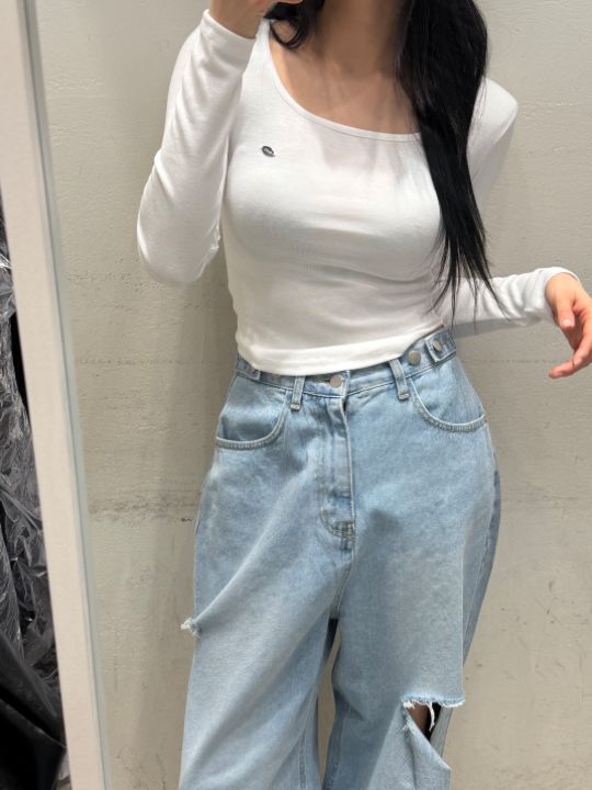 mars韓國代購女士新品休閑熱賣真品時尚推薦26春夏長袖T恤mars長袖T恤