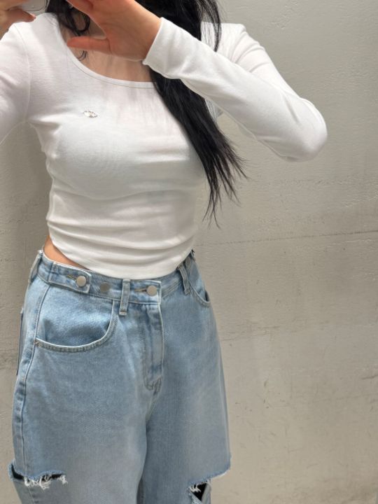 mars韓國代購女士新品休閑熱賣真品時尚推薦26春夏長袖T恤mars長袖T恤