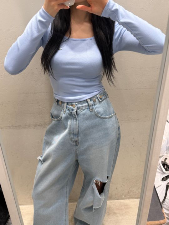 mars韓國代購女士新品休閑熱賣真品時尚推薦26春夏長袖T恤mars長袖T恤