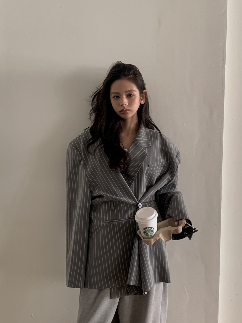 OURWAVE/OUR ROOM東大門直郵女士新款26春夏時尚夾克寬松Our Wave/Our Room夾克