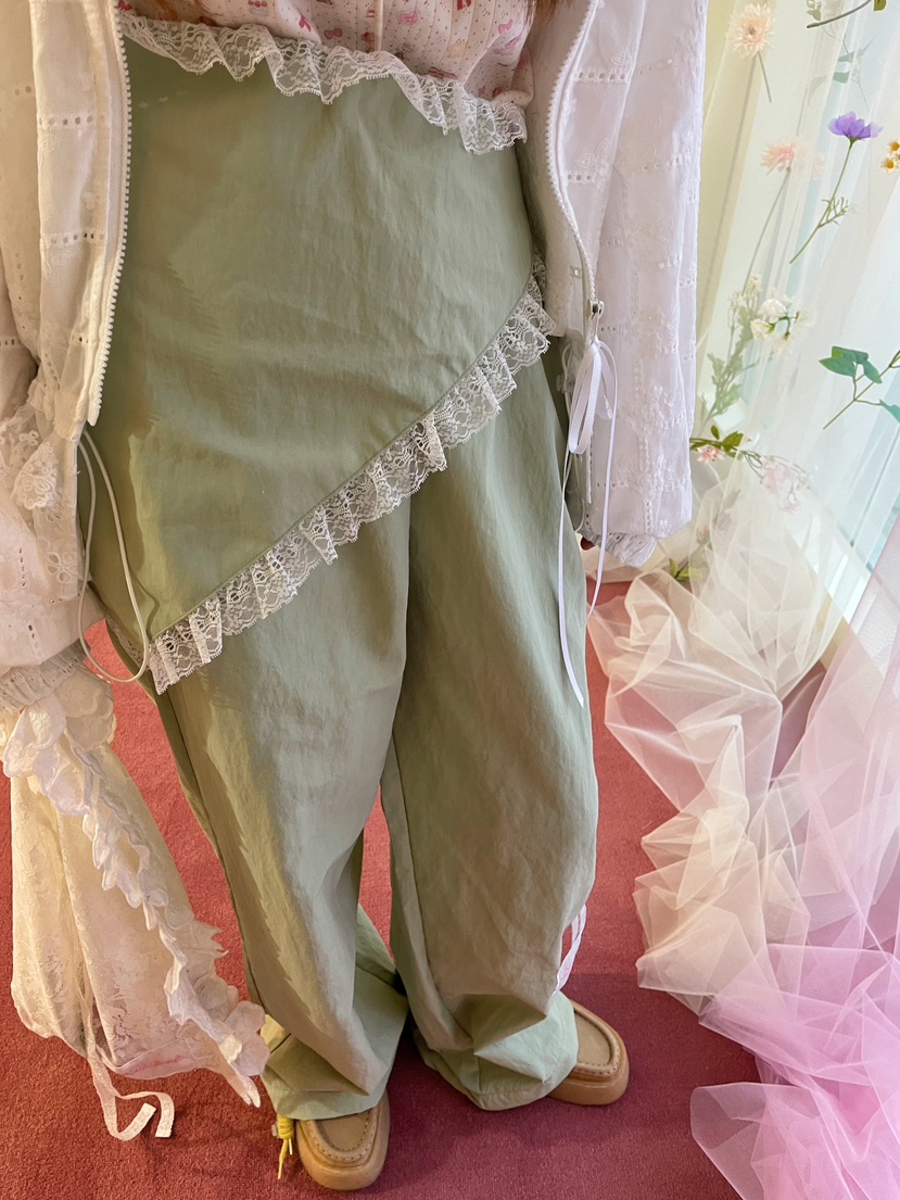 BOUTIQUE-L東大門代購女裝新款熱賣人氣26春夏休閑休閑褲BOUTIQUE-L休閑褲