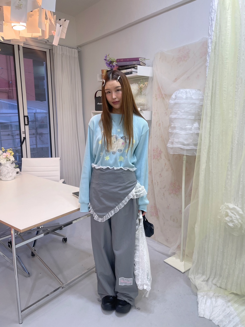 BOUTIQUE-L東大門代購女裝新款熱賣人氣26春夏休閑休閑褲BOUTIQUE-L休閑褲