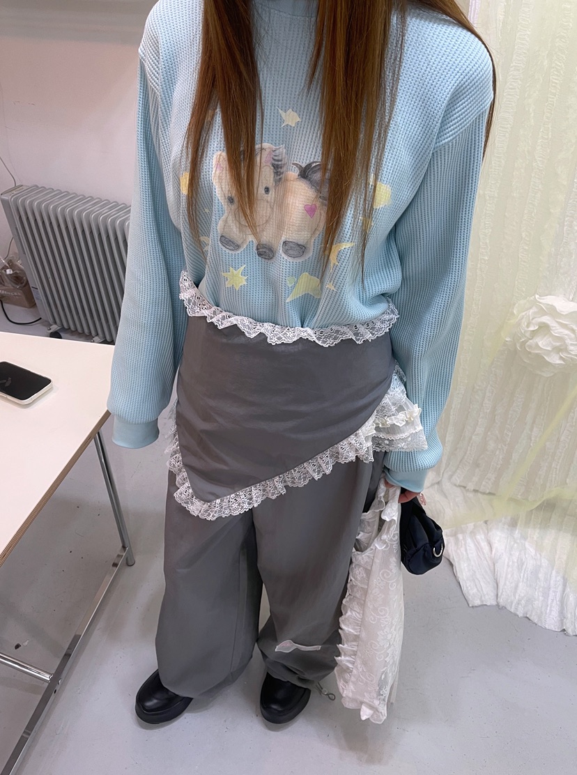 BOUTIQUE-L東大門代購女裝新款熱賣人氣26春夏休閑休閑褲BOUTIQUE-L休閑褲