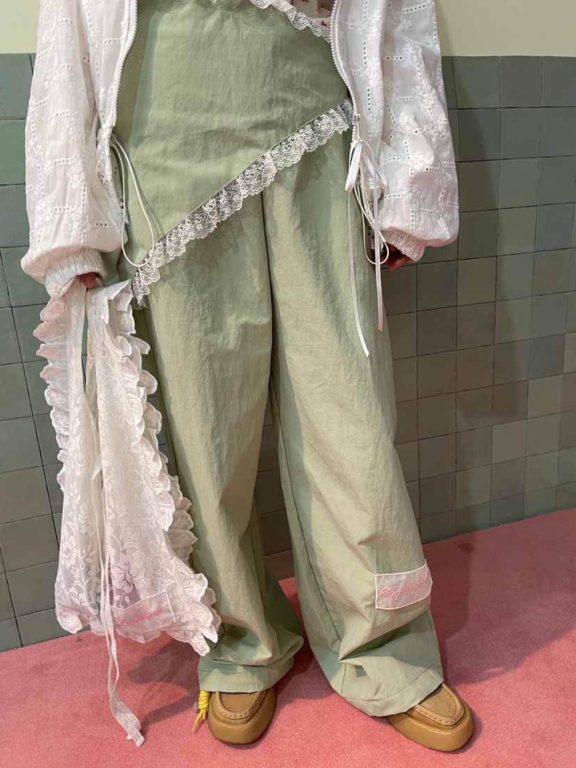 BOUTIQUE-L東大門代購女裝新款熱賣人氣26春夏休閑休閑褲BOUTIQUE-L休閑褲圖色1