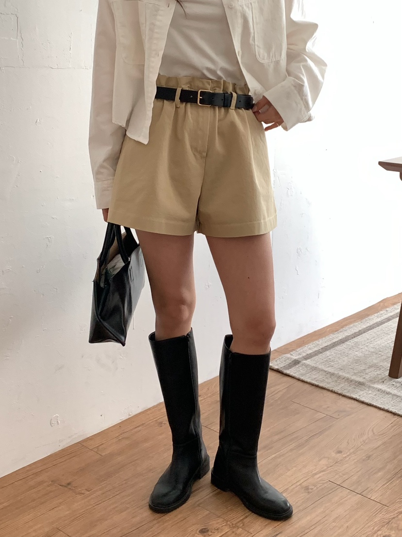 BLEECKER東大門直郵女士新品職業時尚真品熱賣短褲荷葉邊BLEECKER短褲