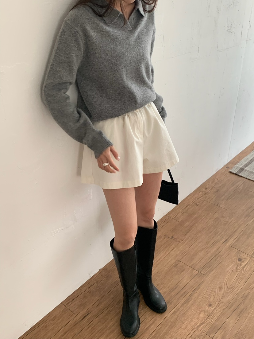 BLEECKER東大門直郵女士新品職業時尚真品熱賣短褲荷葉邊BLEECKER短褲