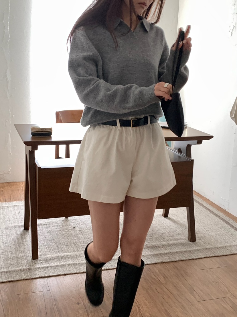 BLEECKER東大門直郵女士新品職業時尚真品熱賣短褲荷葉邊BLEECKER短褲