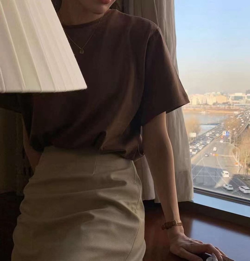 THE ABLE韓國直郵女裝新款職業真品推薦人氣休閑時尚T恤THE ABLE/TAT恤