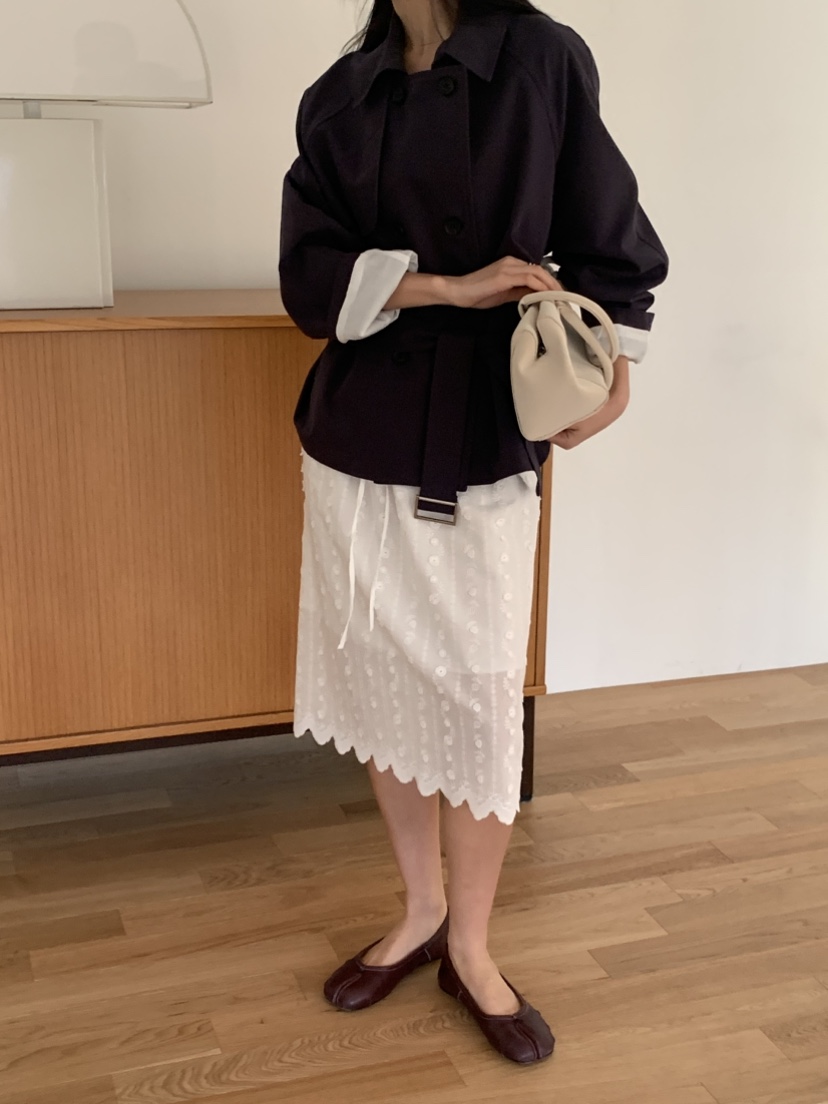 MURMUR東大門直郵女士新品26春夏職業人氣夾克含腰帶短款MURMUR夾克