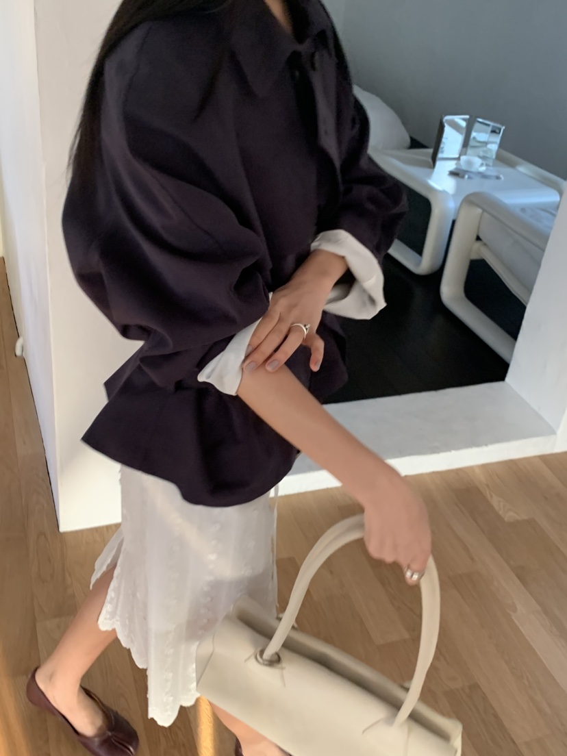 MURMUR東大門直郵女士新品26春夏職業人氣夾克含腰帶短款MURMUR夾克