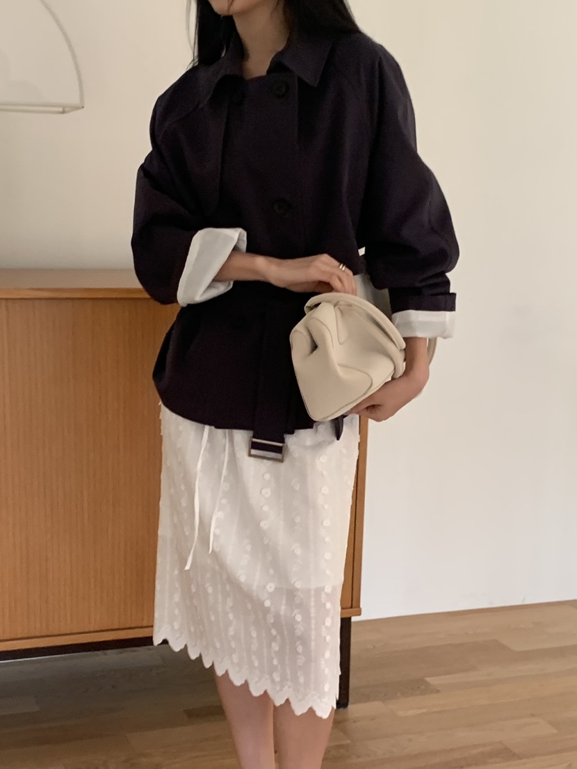 MURMUR東大門直郵女士新品26春夏職業人氣夾克含腰帶短款MURMUR夾克