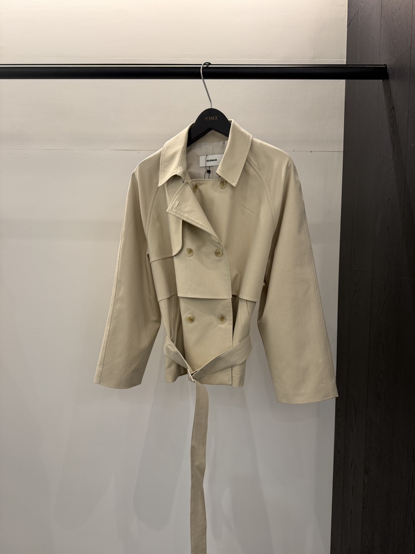 MURMUR東大門直郵女士新品26春夏職業人氣夾克含腰帶短款MURMUR夾克圖色1