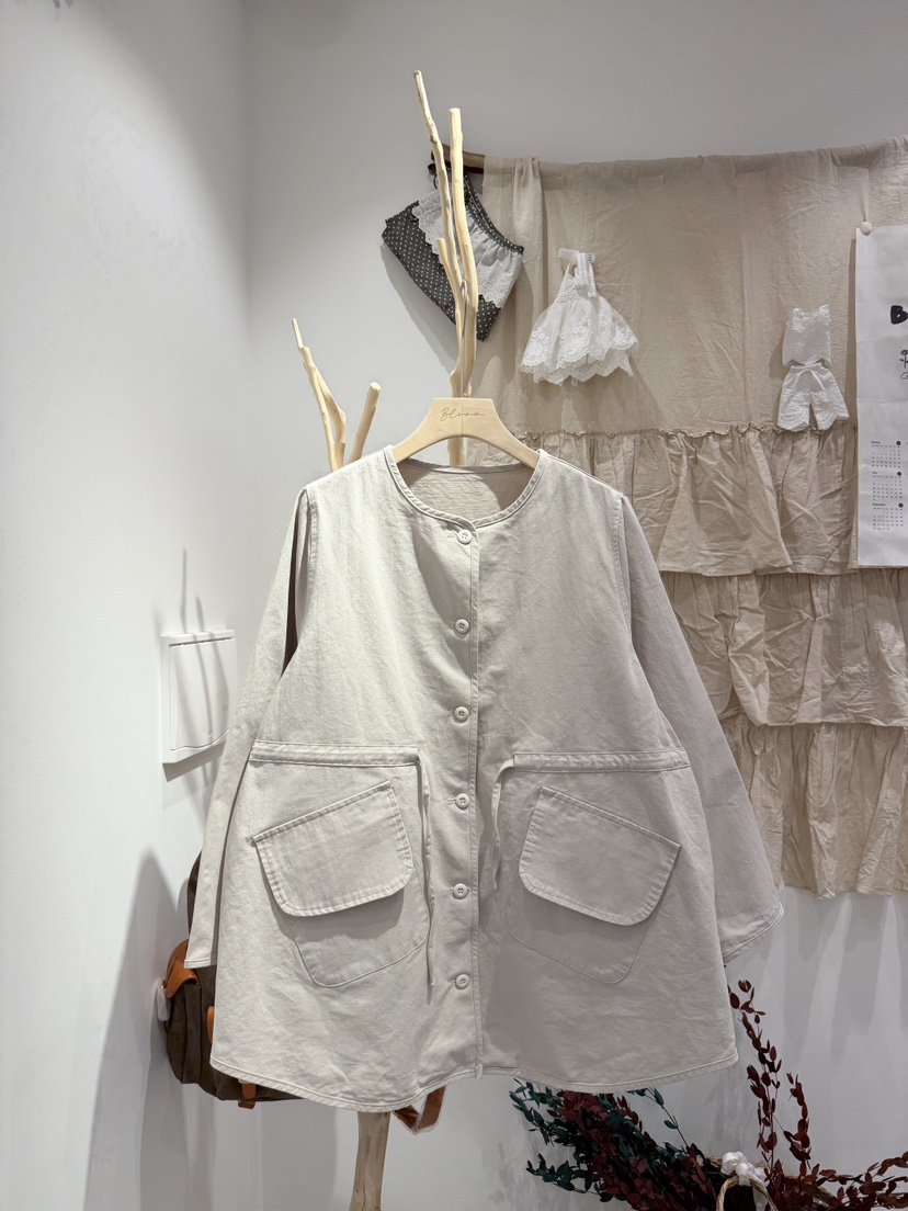 BLOOM東大門代購女士新款休閑推薦時尚人氣職業26春夏夾克口袋BLOOM-S夾克圖色1