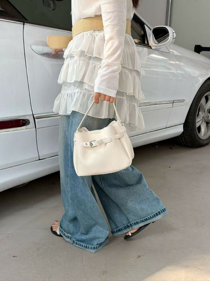 TROUVAILLE韓國代購女裝新款職業26春夏休閑手拿包腋下包TROUVAILLE手拿包/腋下包