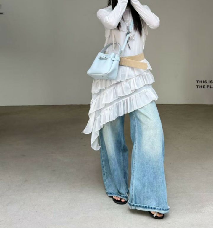 TROUVAILLE韓國代購女裝新款職業26春夏休閑手拿包腋下包TROUVAILLE手拿包/腋下包