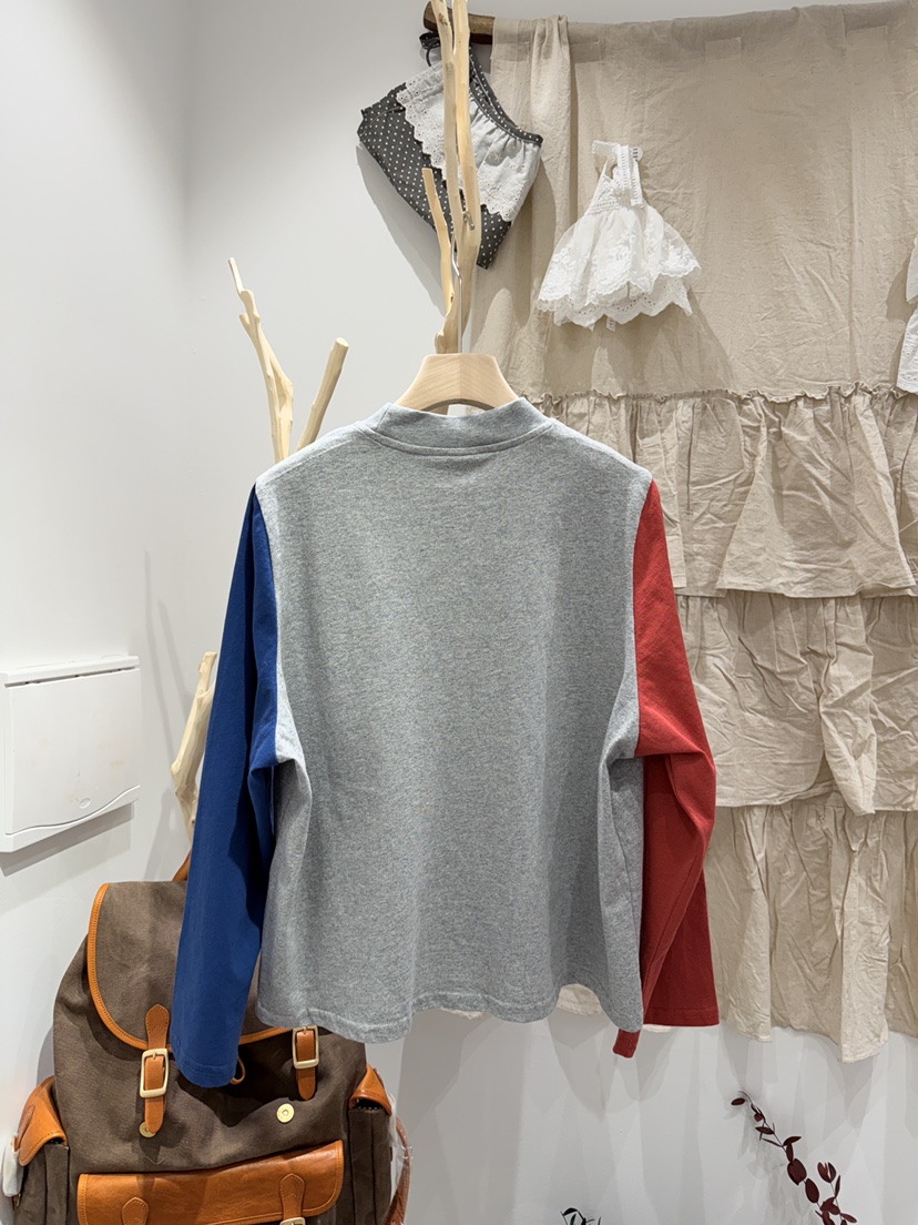 BLOOM東大門實拍女士新品休閑真品推薦26春夏長袖T恤雙面BLOOM-S長袖T恤