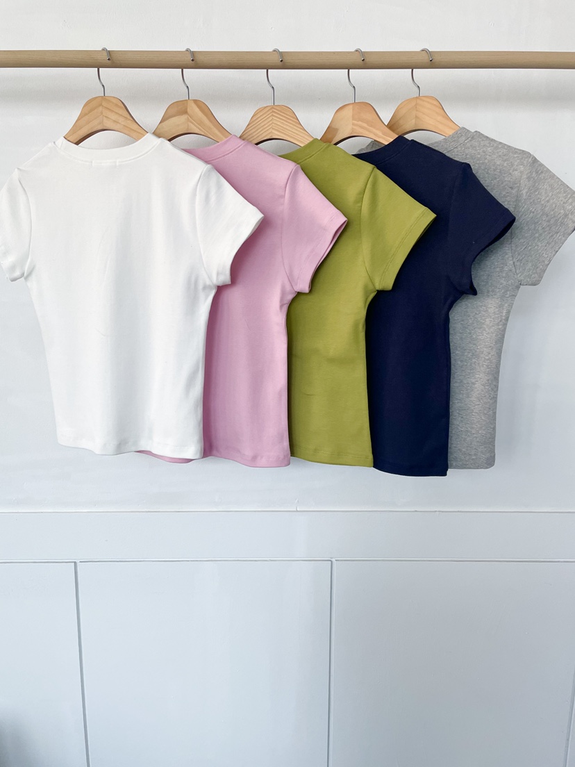 WOOD韓國直郵女裝新品職業休閑推薦26春夏真品人氣熱賣T恤WOODT恤