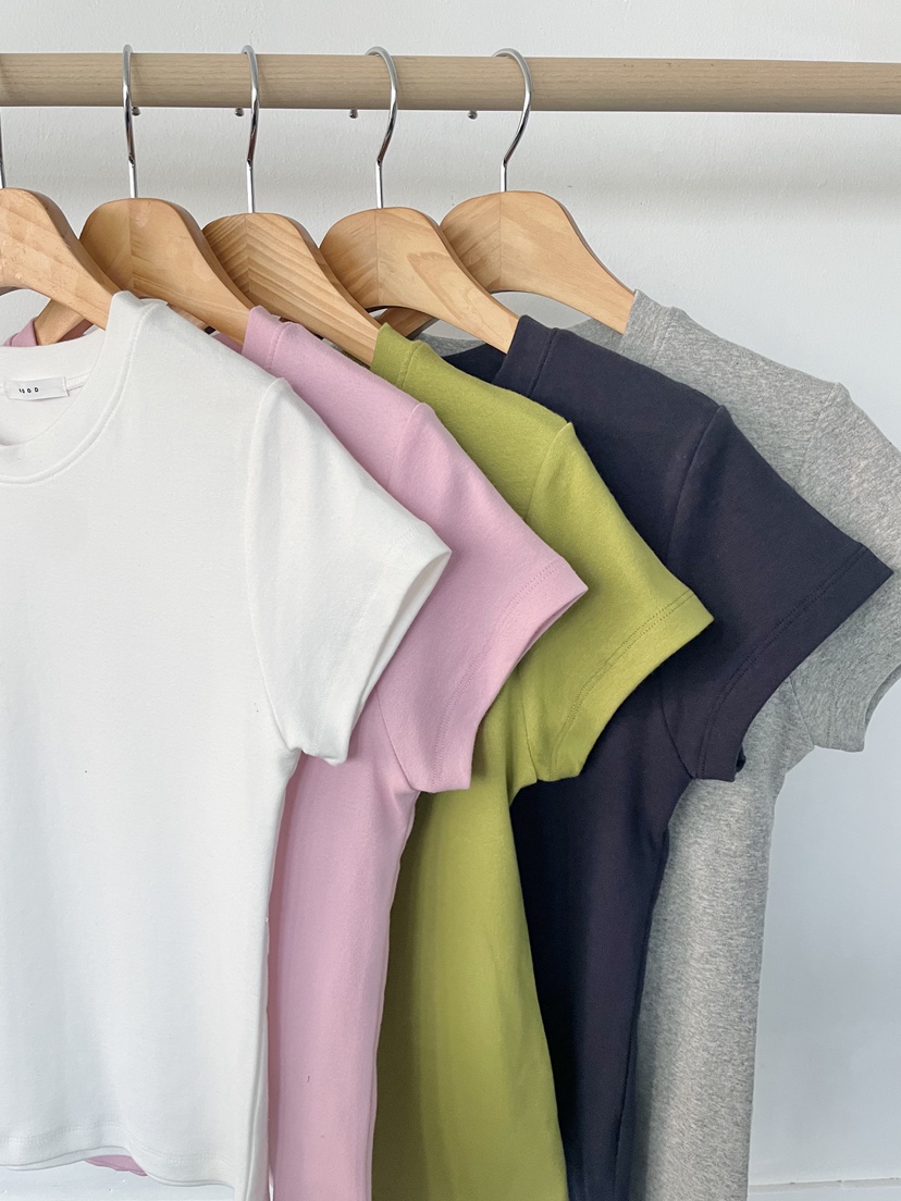 WOOD韓國直郵女裝新品職業休閑推薦26春夏真品人氣熱賣T恤WOODT恤