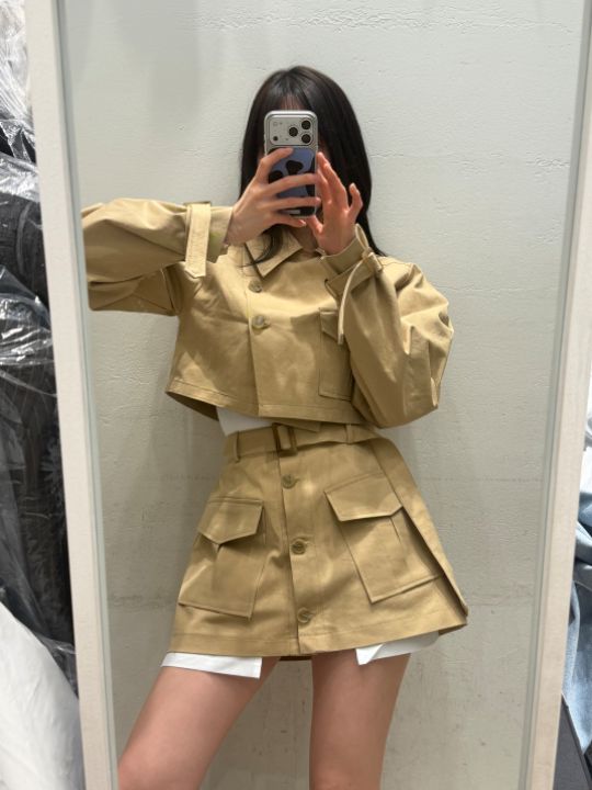 mars東大門實拍女士新款人氣時尚休閑26春夏熱賣夾克口袋mars夾克