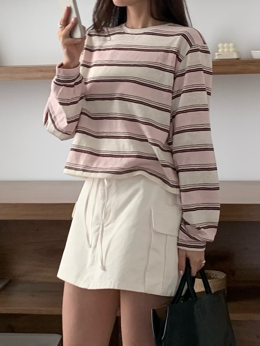 BLEECKER韓國代購女裝新款推薦26春夏休閑裙褲含腰繩工裝BLEECKER裙褲