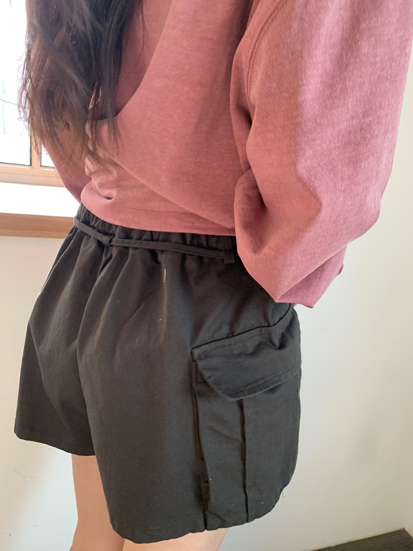 BLEECKER韓國代購女裝新款推薦26春夏休閑裙褲含腰繩工裝BLEECKER裙褲