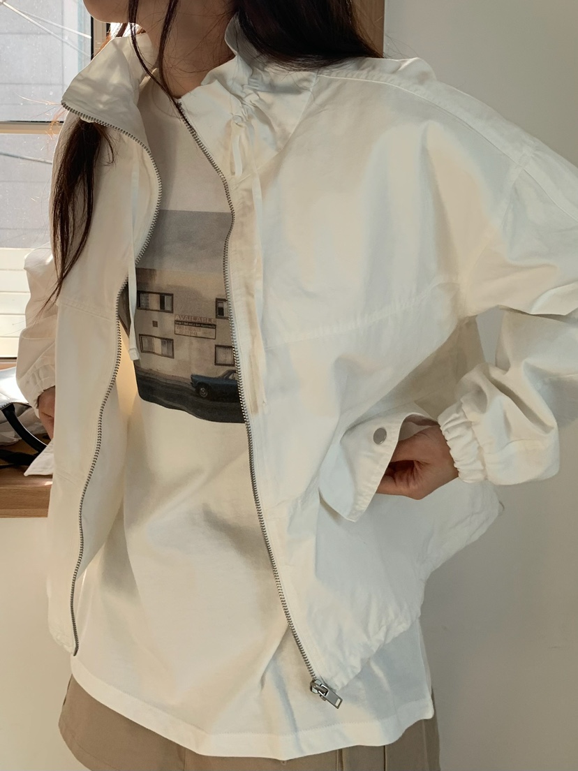 BLEECKER東大門直郵女裝新款熱賣推薦真品時尚夾克口袋高領BLEECKER夾克