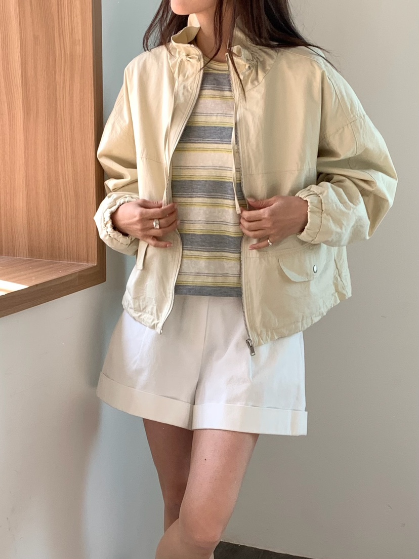 BLEECKER東大門直郵女裝新款熱賣推薦真品時尚夾克口袋高領BLEECKER夾克