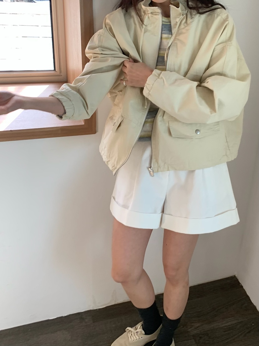 BLEECKER東大門直郵女裝新款熱賣推薦真品時尚夾克口袋高領BLEECKER夾克