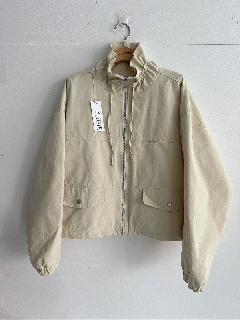 BLEECKER東大門直郵女裝新款熱賣推薦真品時尚夾克口袋高領BLEECKER夾克圖色1
