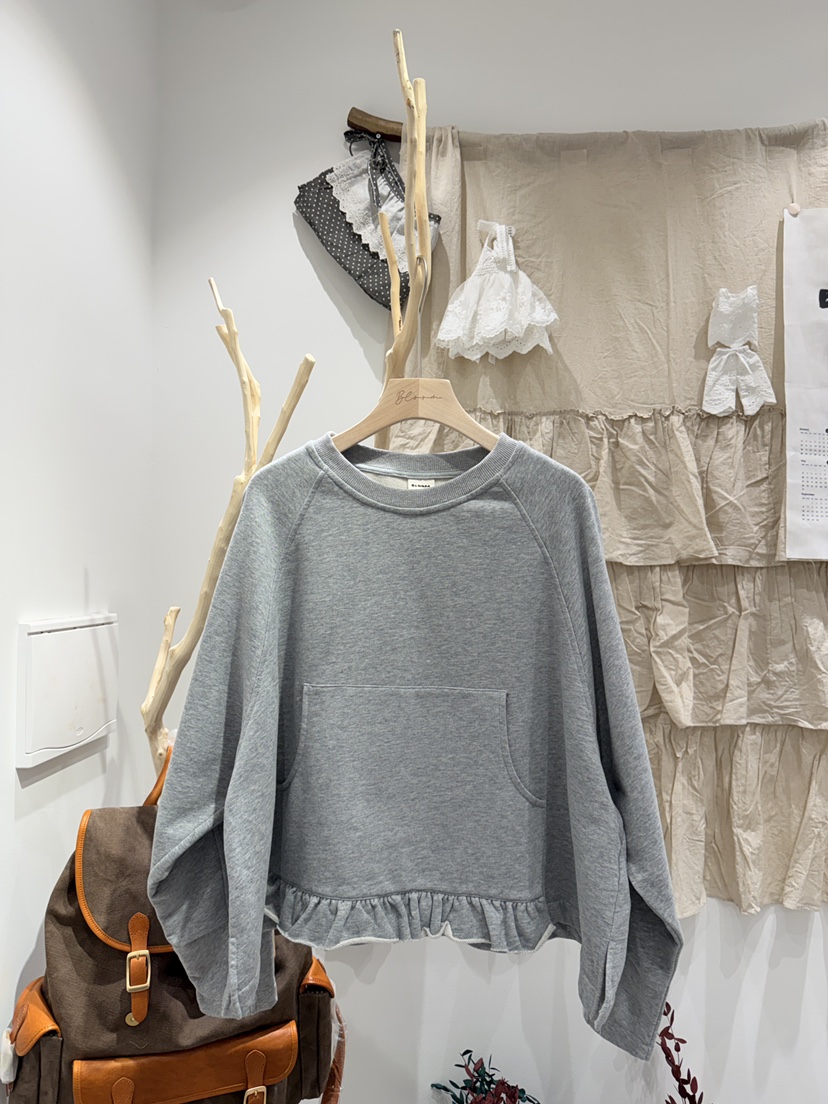 BLOOM韓國直郵女裝新款26春夏休閑真品時尚職業推薦熱賣衛衣BLOOM-S衛衣圖色1