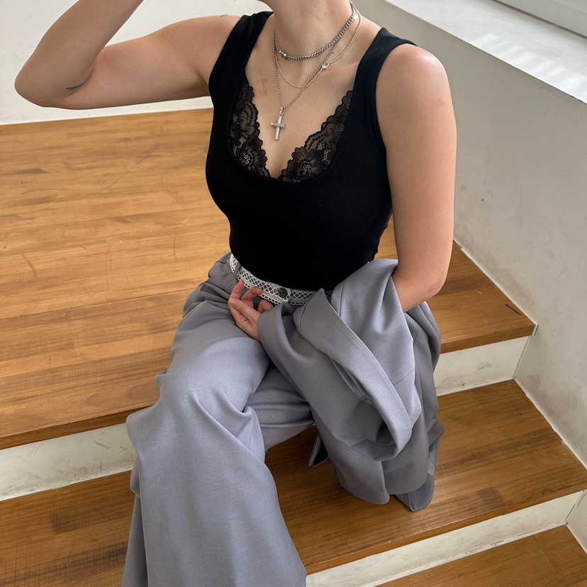 SOUIT東大門實拍女裝新款時尚休閑真品推薦職業26春夏吊帶背心SOUIT by mabel-L吊帶/背心