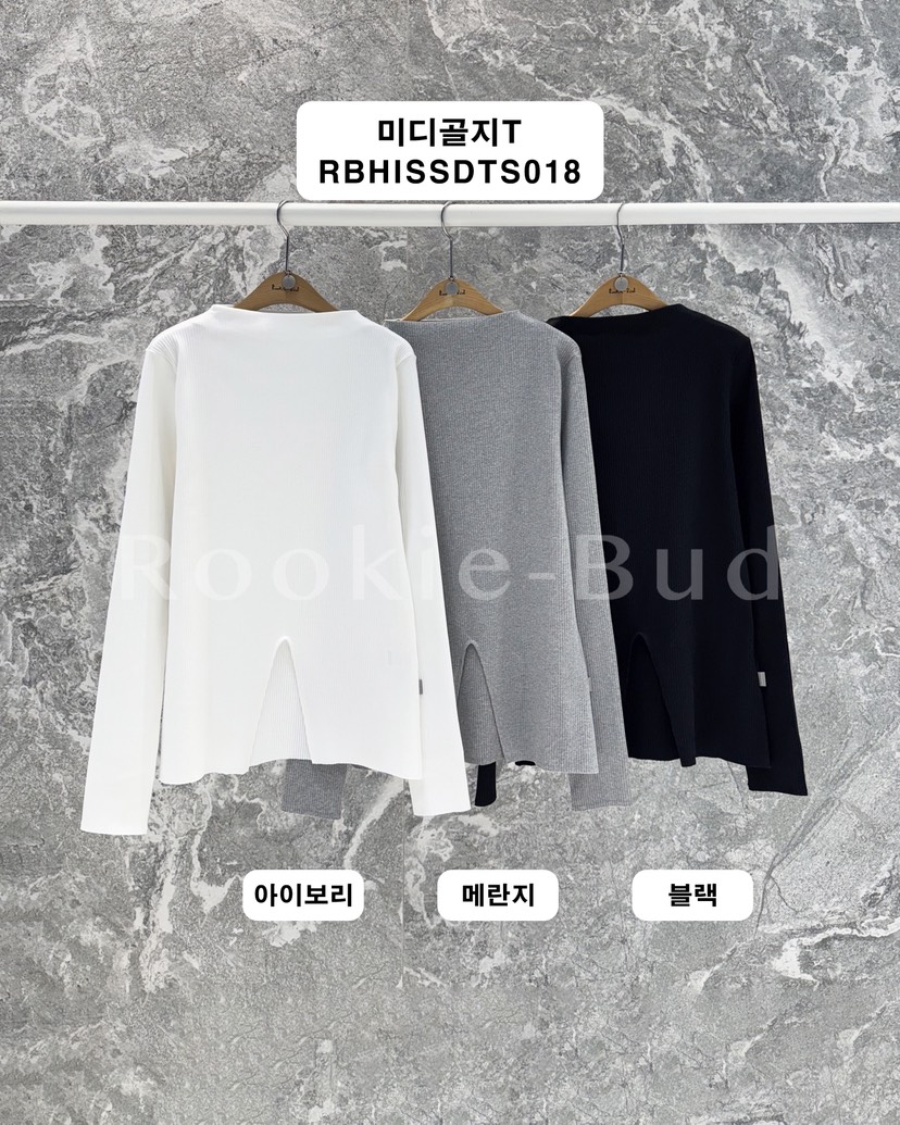 ROOKIE BUD東大門代購女裝新款職業時尚真品人氣長袖T恤ROOKIE BUD-L長袖T恤