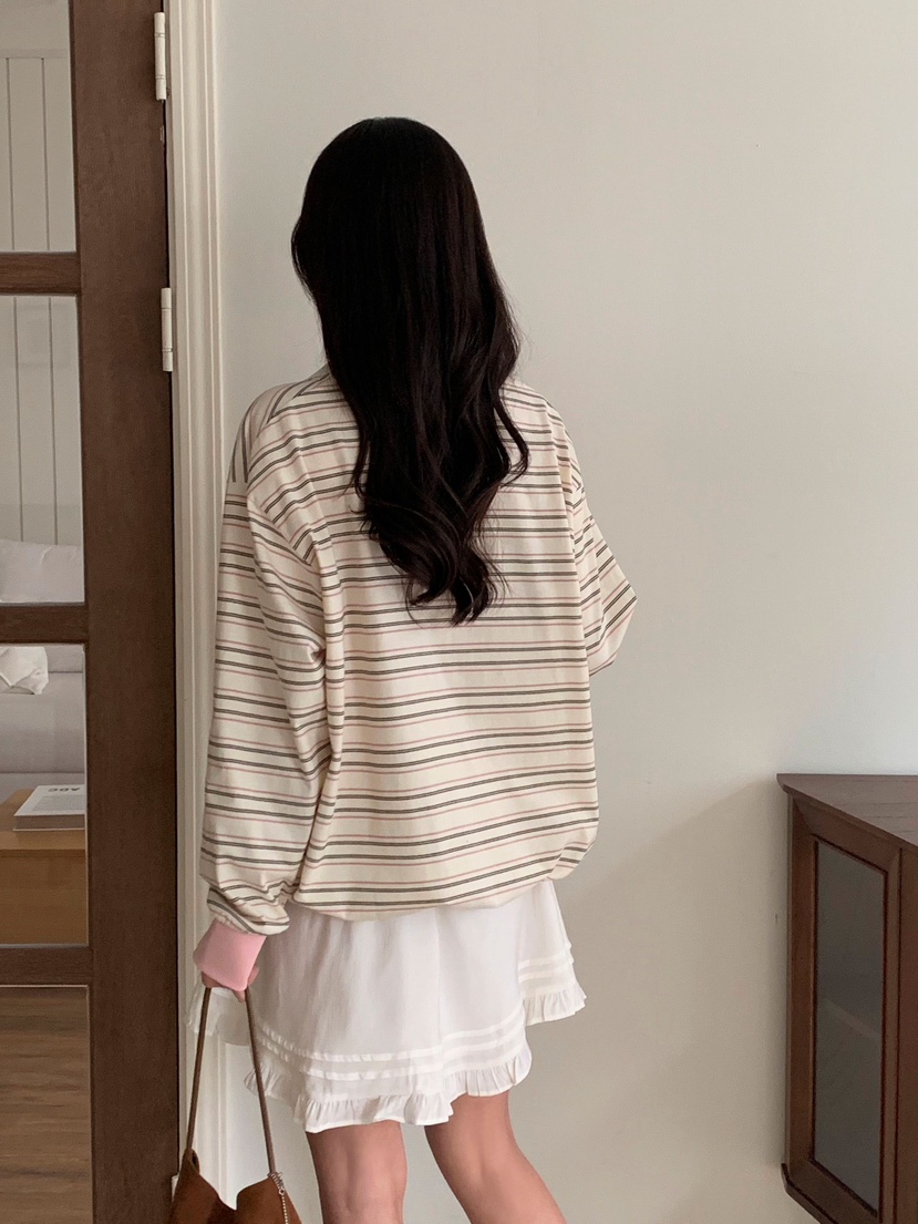 FORMSTUDIO韓國直郵女士新品人氣熱賣26春夏休閑真品長袖T恤FORMSTUDIO長袖T恤