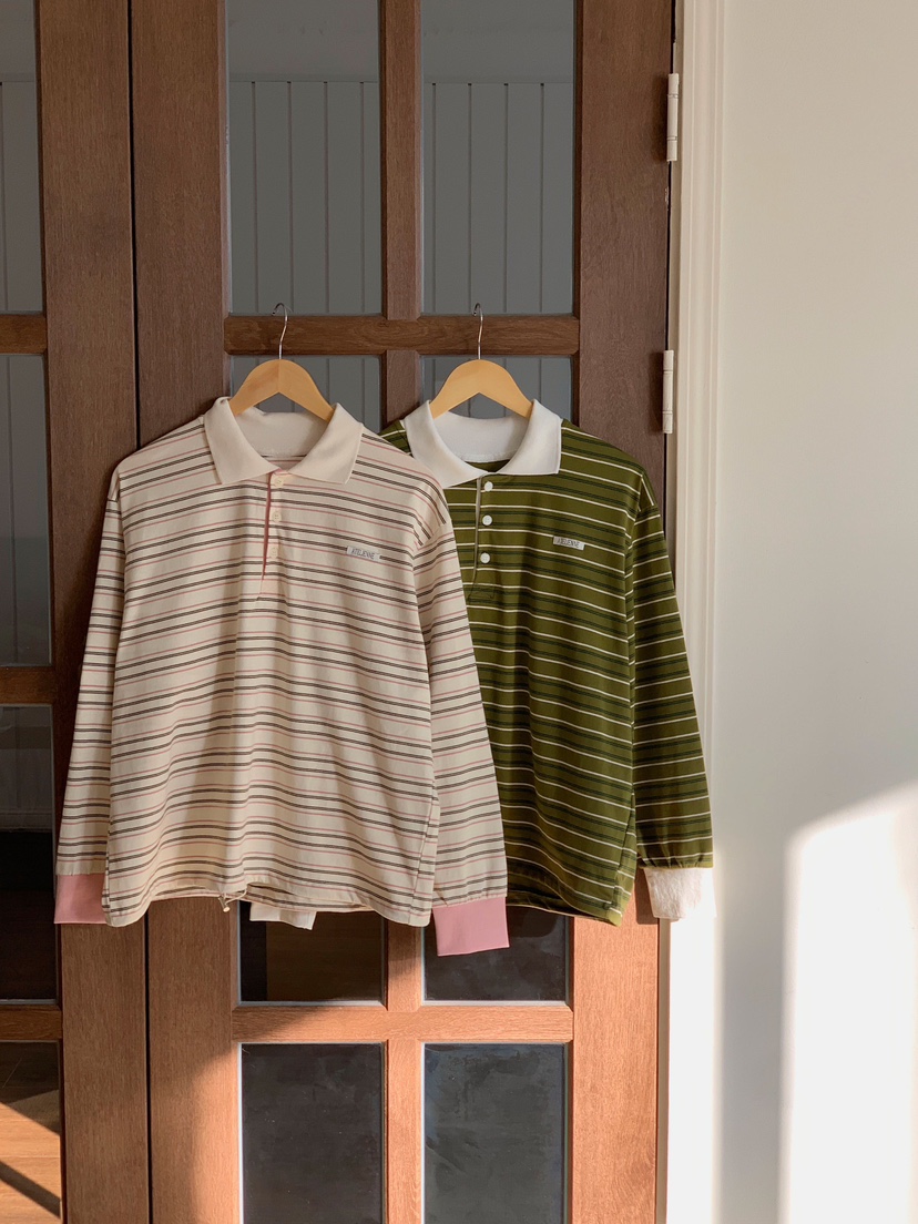 FORMSTUDIO韓國直郵女士新品人氣熱賣26春夏休閑真品長袖T恤FORMSTUDIO長袖T恤圖色2左二色