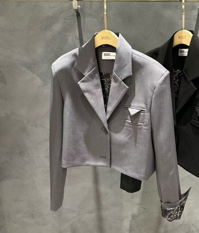 SOUIT東大門直郵女裝新品推薦時尚26春夏職業真品休閑夾克SOUIT by mabel-L夾克圖色1