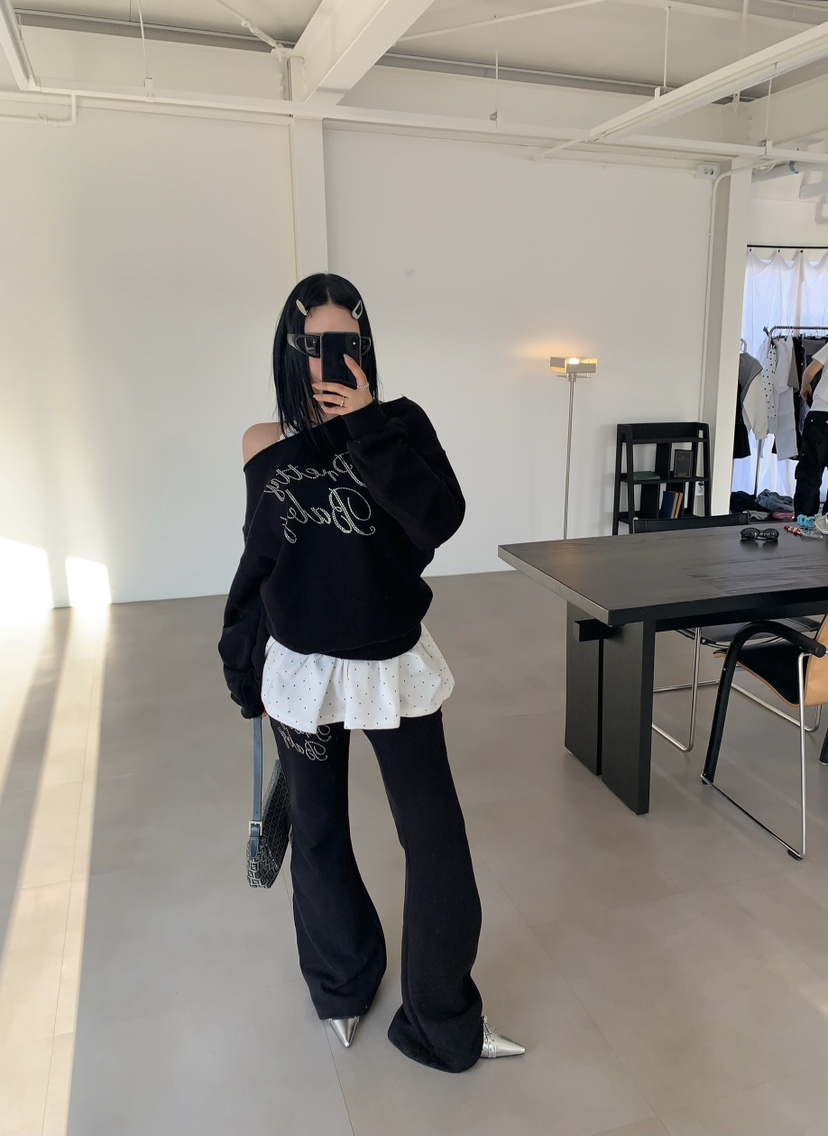 SEOLO東大門直郵女士新品熱賣休閑真品推薦人氣26春夏衛衣Seolo seoul衛衣