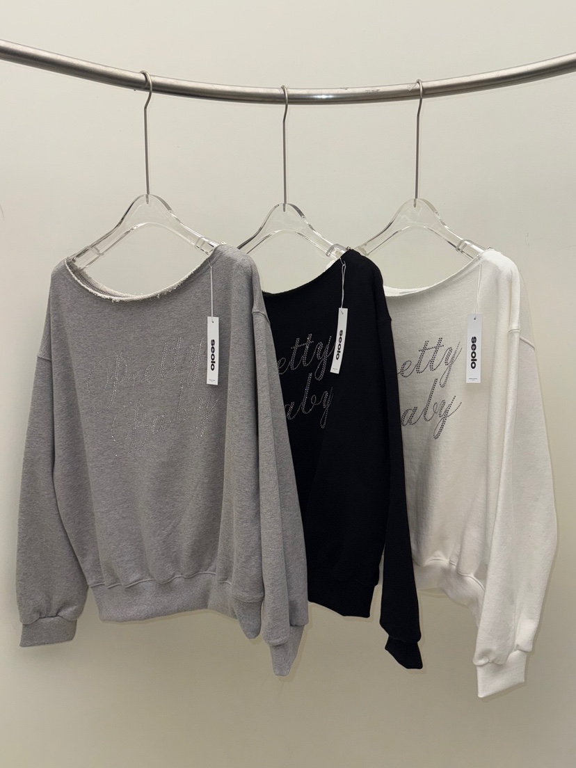 SEOLO東大門直郵女士新品熱賣休閑真品推薦人氣26春夏衛衣Seolo seoul衛衣