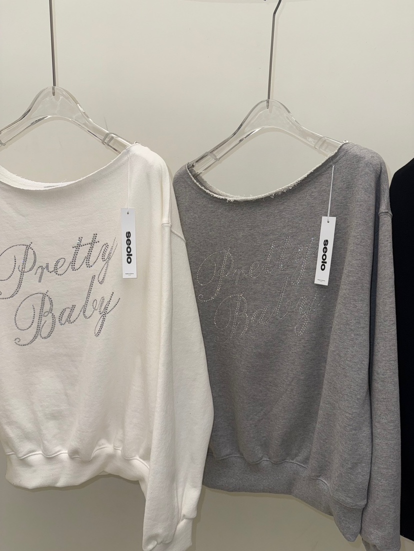 SEOLO東大門直郵女士新品熱賣休閑真品推薦人氣26春夏衛衣Seolo seoul衛衣